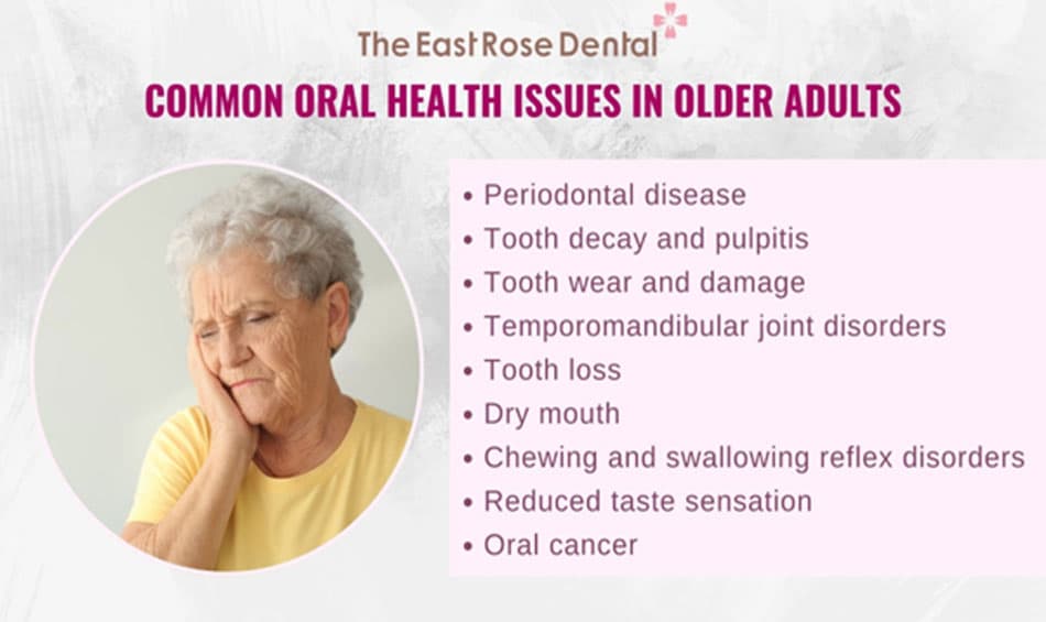 Common oral health issues in older adults