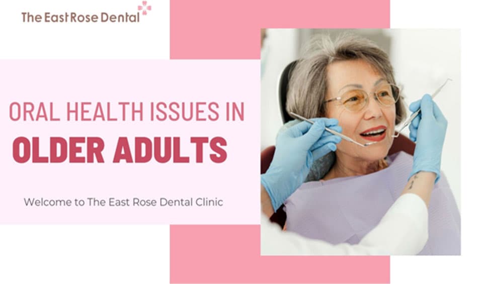 Oral health issues are prevalent among older adults.