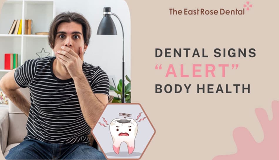 Signs of oral health issues signaling overall body health