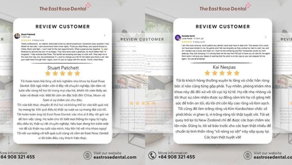 Objective reviews provide a comprehensive view of the dental clinic